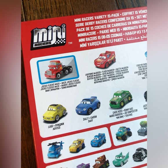 Disney Pixar Cars Mini Racers 15-Pack: Jocko Floko Mack Cars 3 - BRAND NEW!! - Picture 5 of 7